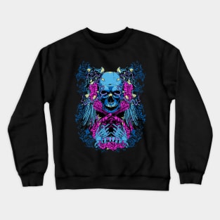 skull and gun Crewneck Sweatshirt